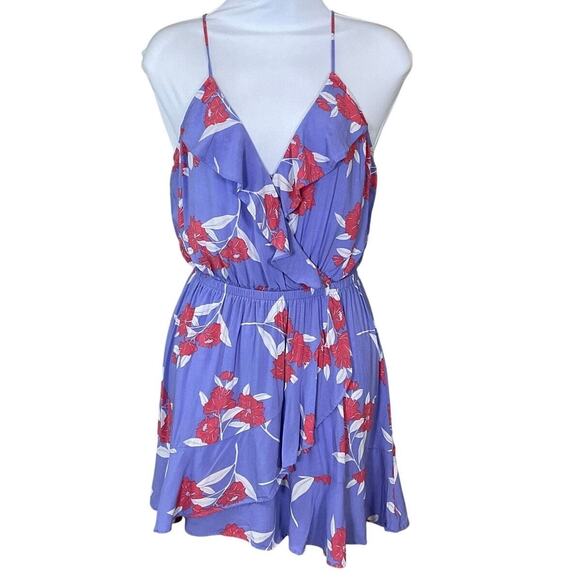 Express Dresses & Skirts - Express Purple Floral Wrap Dress